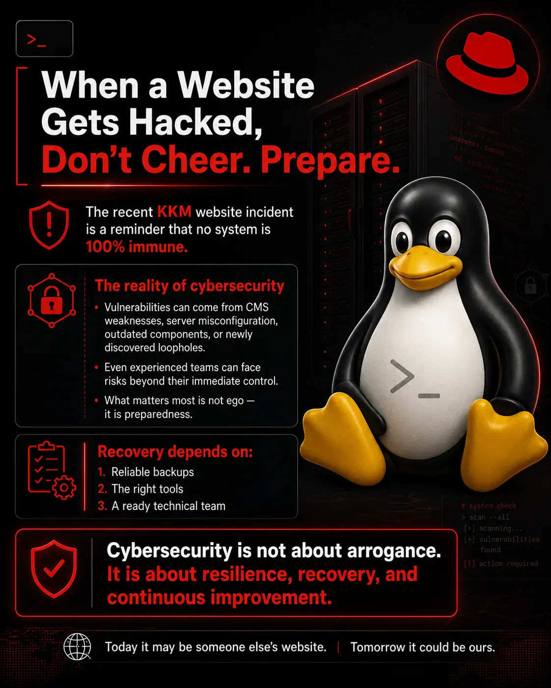 Website Defacement: A Reminder to Backup, Monitor, and Improve