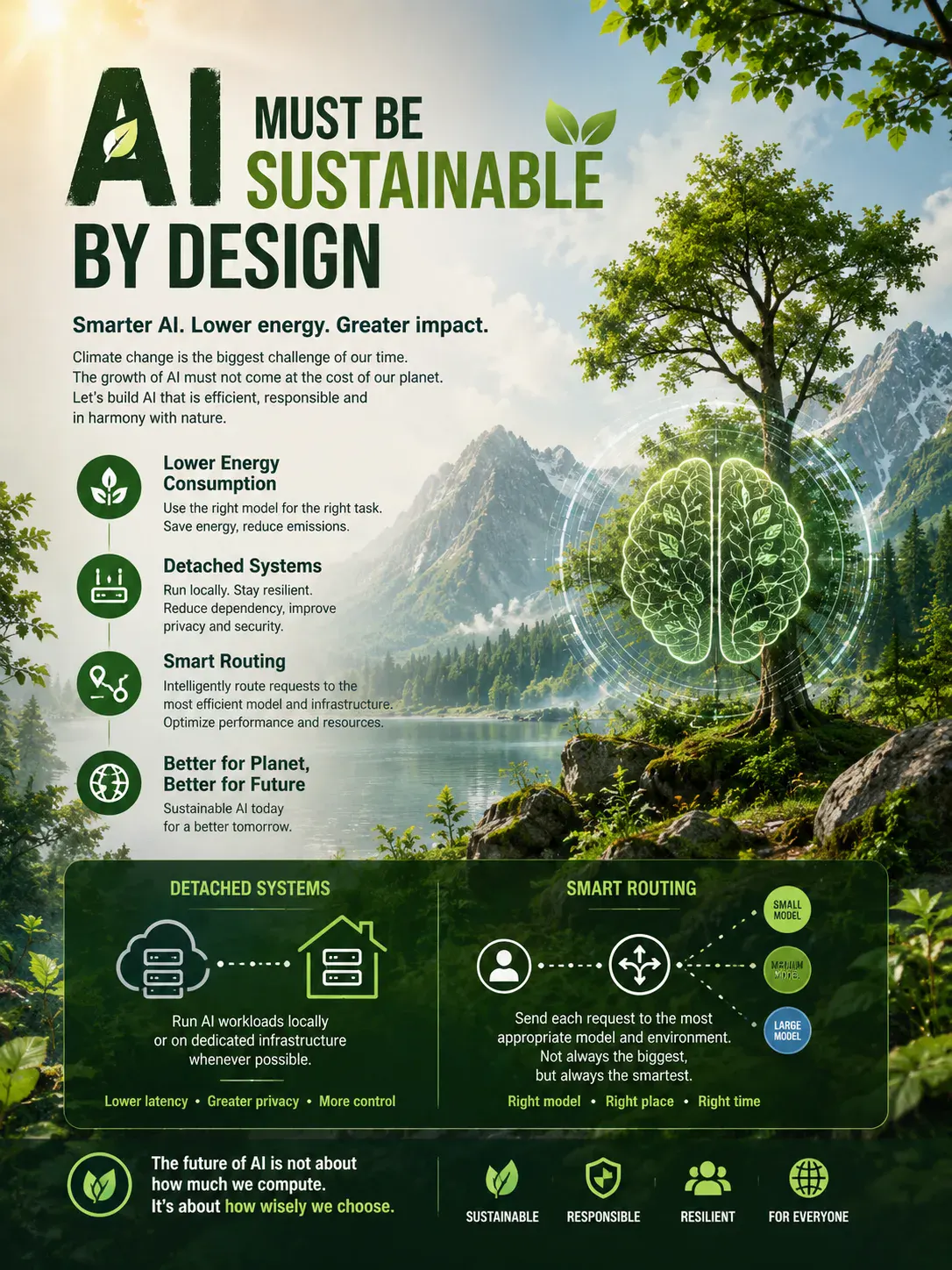 AI Must Be Sustainable by Design