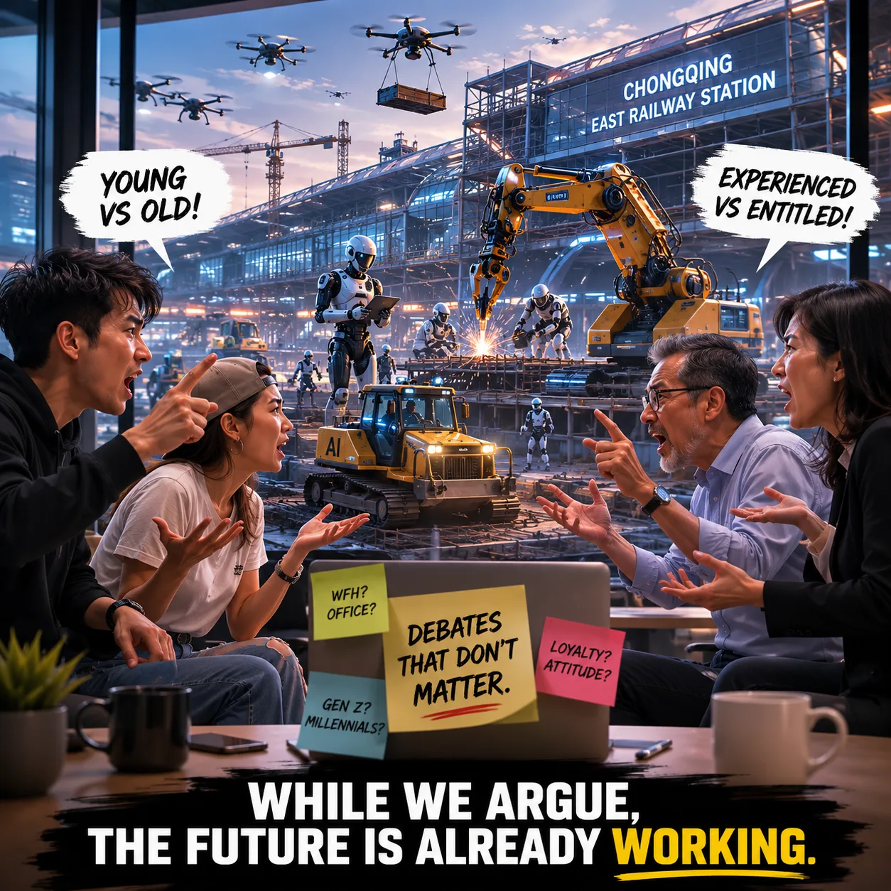While We Argue, The Future Is Already Working